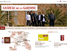 Tablet Screenshot of gardine.com